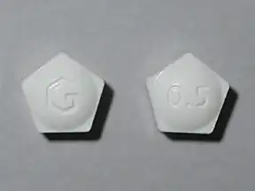 Alprazolam xr 0.5 mg tablet