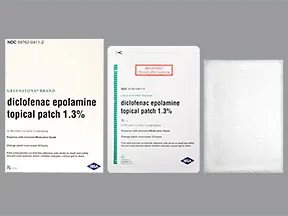 diclofenac epolamine 1.3 % transdermal 12 hour patch