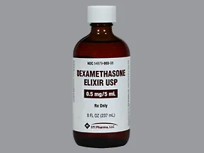 dexamethasone 0.5 mg/5 mL oral elixir