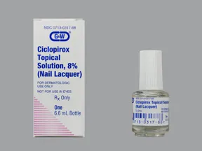 Ciclopirox Topical Solution 8% (Penlac Nail Lacquer) | 2000-03-01 |…