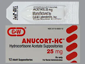 Anucort-HC 25 mg suppository