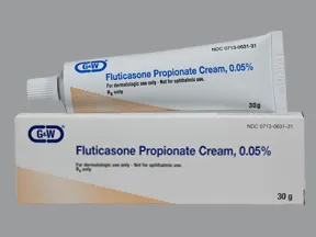 fluticasone propionate 0.05 % topical cream