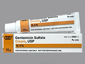 gentamicin 0.1 % topical cream