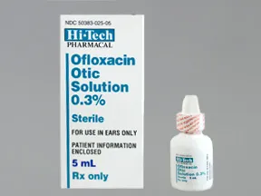 ofloxacin 0.3 % ear drops