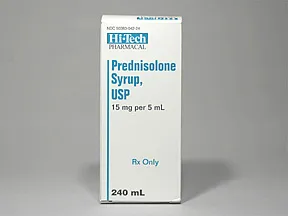 Prednisolone sod for infants joints