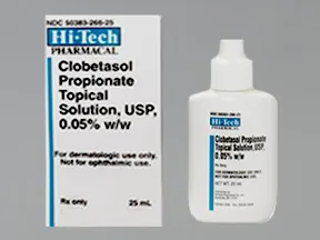 clobetasol 0.05 % scalp solution