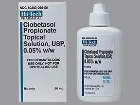 clobetasol 0.05 % scalp solution