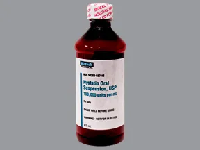 nystatin 100,000 unit/mL oral suspension