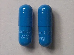 Cardizem CD 240 mg capsule,extended release