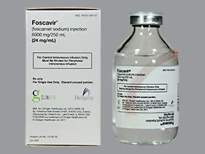 Foscavir 24 mg/mL intravenous solution
