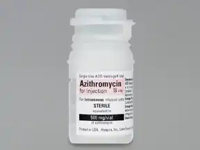 Azithromycin 500 mg iv