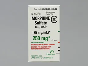morphine 25 mg/mL intravenous solution