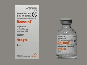 Demerol 50 mg/mL injection solution