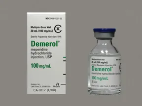Demerol 100 mg/mL injection solution