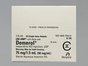 Demerol (PF) 75 mg/1.5 mL injection solution