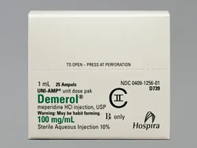 Demerol (PF) 100 mg/mL injection solution