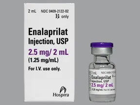 in 1 mg/ml solution Side Uses, Intravenous Effects, : Interactions Enalaprilat