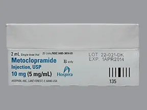 metoclopramide 5 mg/mL injection solution