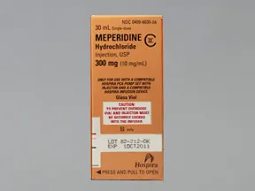 meperidine 10 mg/mL injection cartridge