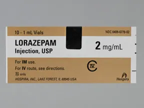 can you put lorazepam in water