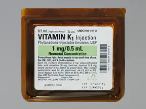 vitamin k overdose