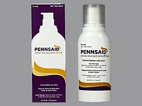 Pennsaid 20 mg/gram/actuation (2 %) topical soln in metered-dose pump