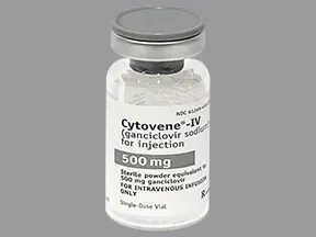 Cytovene 500 mg intravenous solution
