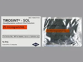 Tirosint-Sol 25 mcg/mL oral solution