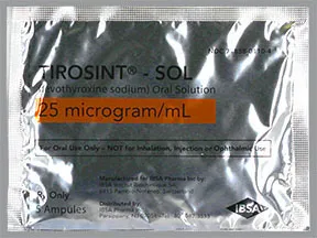 Tirosint-Sol 25 mcg/mL oral solution