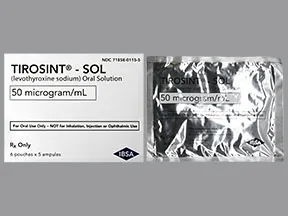 Tirosint-Sol 50 mcg/mL oral solution