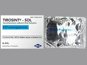 Tirosint-Sol 137 mcg/mL oral solution