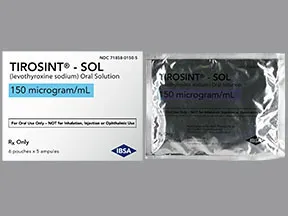 Tirosint-Sol 150 mcg/mL oral solution