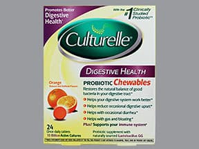 Culturelle Digestive Health 10 billion cell-200 mg chewable tablet