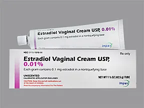 estradiol 0.01% (0.1 mg/gram) vaginal cream