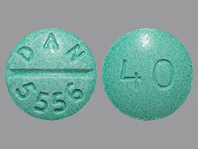 propranolol 40 mg tablet