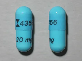 fluoxetine 20 mg capsule