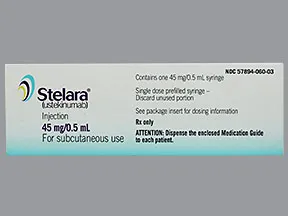 Stelara 45 mg/0.5 mL subcutaneous syringe