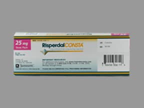 Risperdal Consta 25 mg/2 mL intramuscular susp,extended release
