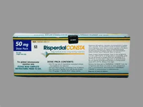 Risperdal Consta 50 mg/2 mL intramuscular susp,extended release