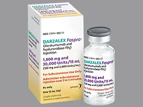 Darzalex Faspro 1,800 mg-30,000 unit/15 mL subcutaneous solution