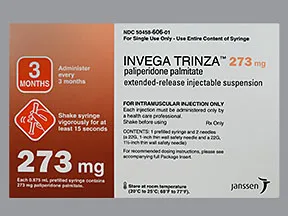 Invega Trinza 273 mg/0.88 mL intramuscular syringe