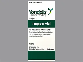 Yondelis 1 mg intravenous solution