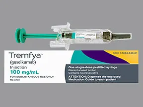Tremfya 100 mg/mL subcutaneous syringe