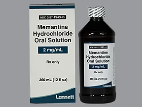 memantine 2 mg/mL oral solution
