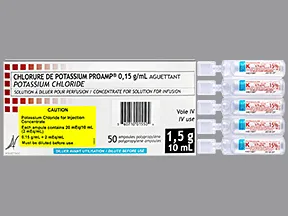 potassium chloride 2 mEq/mL intravenous solution