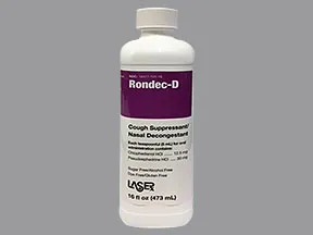 Rondec-D 30 mg-12.5 mg/5 mL oral liquid