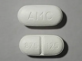 amoxicillin 875 mg-potassium clavulanate 125 mg tablet