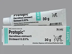 Protopic 0.03 % topical ointment