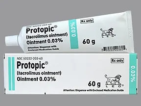 Protopic 0.03 % topical ointment