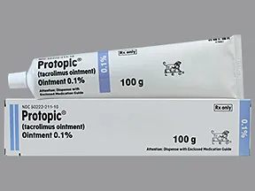 Protopic 0.1 % topical ointment